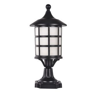 EILON โคมไฟหัวเสา 15.5x15.5x34 cm รุ่น MVP-2323S สีดำ 