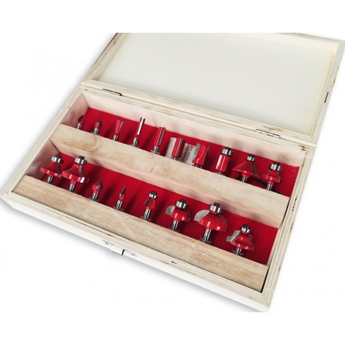 BISON ชุดดอกเร้าเตอร์ ¼ นิ้ว (18 ดอก) รุ่น DTRT027