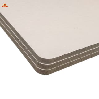 GREAT WOOD แผ่นลามิเนตปิดผิว สีเงินไทเทเนี่ยม HPLรุ่น YJ-9035-8 ขนาด122*0.8*2800มม.