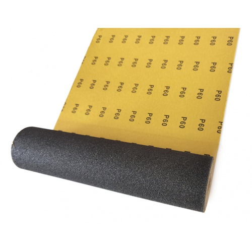 HUMMER กระดาษทรายม้วนขัดน้ำ 12 นิ้ว เบอร์ 60 ขนาด 300 มม.x5เมตร BPR-30060M5 สีดำ