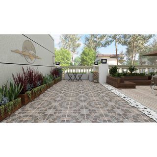 Marbella กระเบื้องเซรามิคปูพื้น 16x16 นิ้ว รุ่น เซอร์ริส-เกรย์ HP4405 Matt (12P)