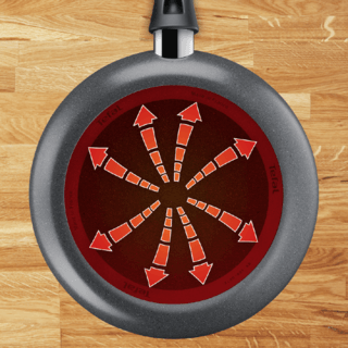 TEFAL B5038996 กระทะ COOK EASY ก้นลึก  32 ซม.