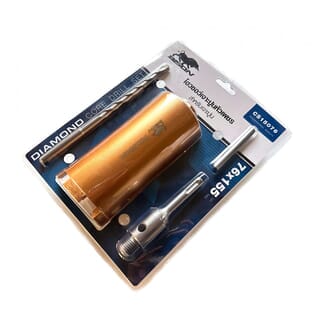 BISON โฮวซอว์เจาะปูนหัวเพชร 76x155mm รุ่น CS15076