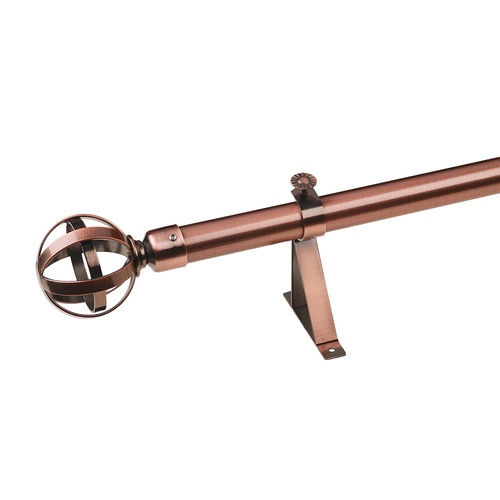 DAVINCI ชุดราวผ้าม่านสำเร็จรูป 3.5 เมตร 22 มม. 22FML-005 สีทองแดง