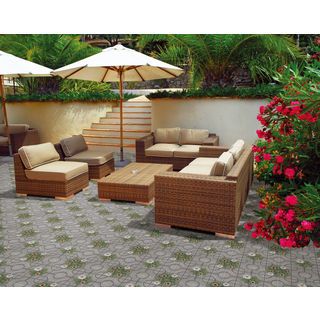 Marbella กระเบื้องเซรามิคปูพื้น 16x16 นิ้ว รุ่น กลางพุ่มไม้ ZYM3483 Matt (12P)