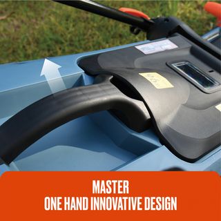 SENIX รถตัดหญ้าไฟฟ้า 420 มม. 1,800W รุ่น LPPE18-M-EU สีน้ำเงิน - ดำ