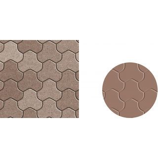 Marbella กระเบื้องเซรามิคปูพื้น 16x16 นิ้ว รุ่น นาซ่า-บราวน์ JMZ40204 Matt (12P)