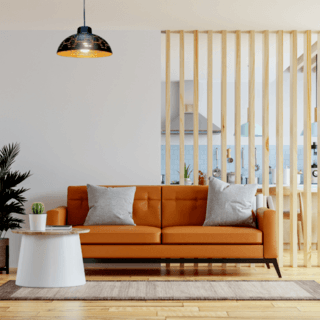 EILON โคมไฟแขวนเพดาน ขั้วE27 รุ่น CDD2023-807-1 สีดำ