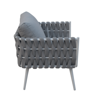 SUMMER SETเก้าอี้ outdoor อลูมิเนียม Lipe ขนาด 78x72x69 ซม. สีเทาอ่อน