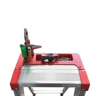 SANKI บันไดอลูมิเนียม รุ่นสมาร์ทแบบมีถาด 5 ขั้น