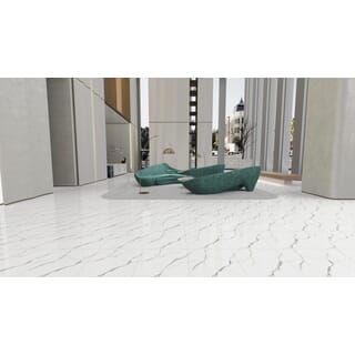 Marbella กระเบื้องพอร์ซเลน 60x60 ซม. รุ่น คาร่าจีน่า  LT6619   Gloss (4P) Random