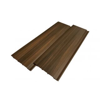 GREAT WOOD ไม้ฝ้าระแนงภายใน WPC P10-120 10x120x2900 มม. WALNUT