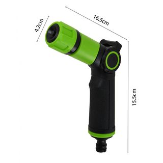 Tree O Plus ปืนฉีดน้ำแบบควบคุมด้วยนิ้วหัวแม่มือปรับ2รูปแบบ รุ่นGLB-623030-0 สีเขียวดำ