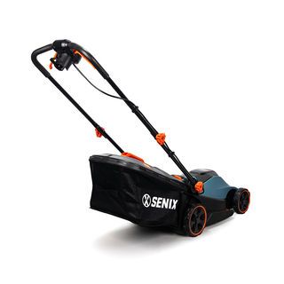 SENIX รถเข็นตัดหญ้าเดิน 1600W รุ่นLPPE16-M1-EU  สีน้ำเงิน (พ่วงสายไฟ8เมตร)