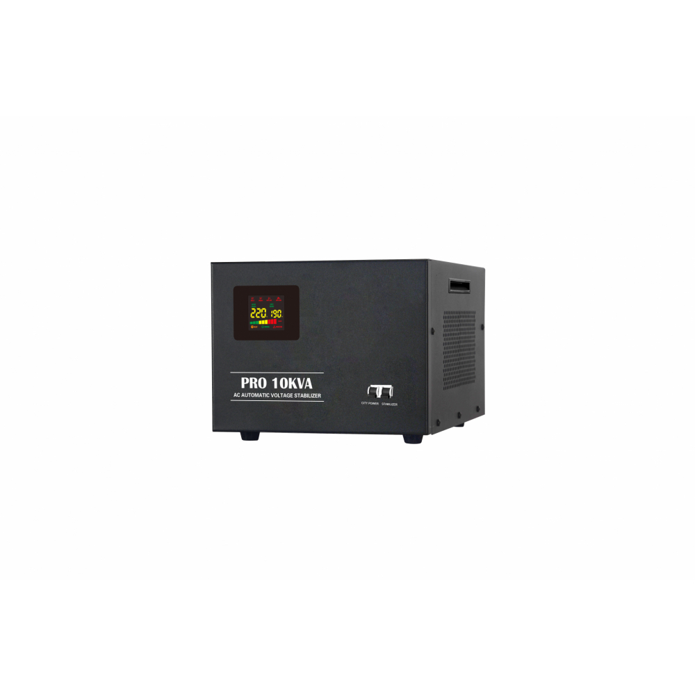 Gentec เครื่องปรับแรงดันกระแสไฟ ขนาด 10KVA รุ่น PRO-10KVA สีดำ