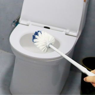 ICLEAN แปรงขัดสุขภัณฑ์หัวกลม GTG56252 ขนาด 8.5x8.5x38 cm. สีทูโทน