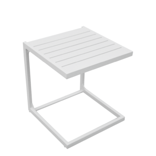 SUMMER SETโต๊ะ outdoor อลูมิเนียม Rang ขนาด 45x45x50 ซม. สีขาว