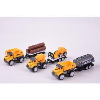 TOYS ของเล่นชุดรถพ่วงก่อสร้าง บรรจุ3คัน สีเหลือง#99844-60(22x4.5x20.5ซม.)
 