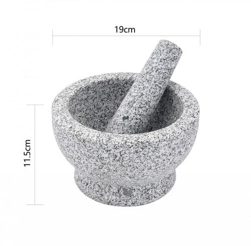 SANE ครกหินพร้อมสาก 7.5นิ้ว JAKA02