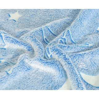 Truffle ผ้าห่ม รุ่น Momo-05 ขนาด 130x170 ซม. สีฟ้า