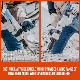 SENIX เครื่องสกัดไฟฟ้า 6.8 กิโลกรัม 1,300W รุ่น DHE13.0-M-EU สีน้ำเงิน - ดำ