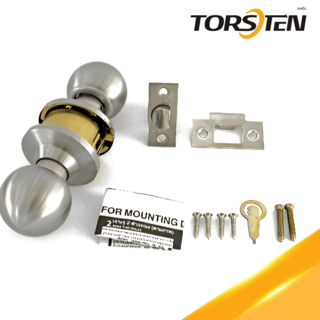 TORSTEN ลูกบิดทางผ่าน สเตนเลส-304 รุ่น 587 PS-SS สีสเตนเลส