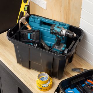 INABOX กล่องเก็บของ Heavy Forte N54391-38L ขนาด 38.3x33.1x53 cm. สีดำ