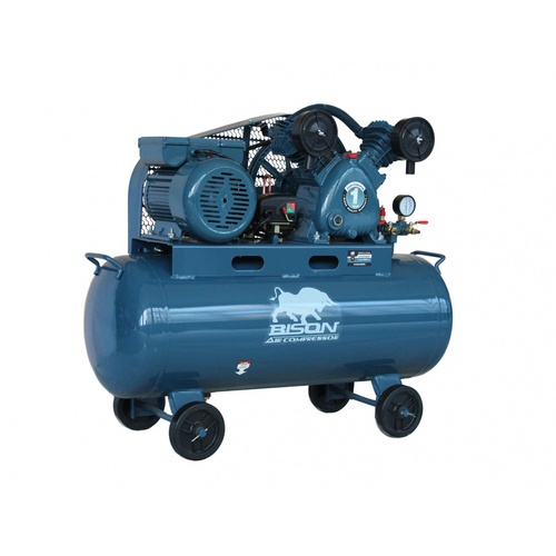 BISON ปั๊มลมสายพาน ขนาด 64 ลิตร 2 แรงม้า รุ่น 2051-64