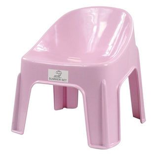 SUMMER SET เก้าอี้พลาสติกพนักพิง  รุ่นแฟนซี FT-224/A สีม่วง