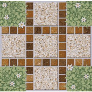 Marbella กระเบื้องเซรามิคปูพื้น 16x16 นิ้ว รุ่น สวนดอกไม้ ZYG36 Matt (12P)