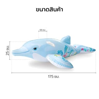 TOYS แพปลาโลมาเป่าลม รุ่น 58535NP ขนาด 175x66x25 ซม.