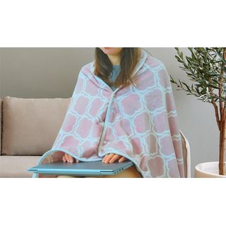 Truffle ผ้าห่ม รุ่น Tama-02 ขนาด 90x152 ซม. สีชมพู