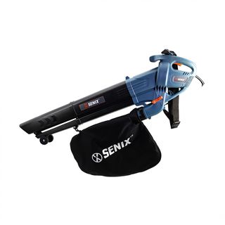 SENIX เครื่องเป่าลมและดูดใบไม้ไฟฟ้า 2,200W (พ่วงสายไฟ 8 เมตร) รุ่น BLVE22-M-EU สีน้ำเงิน - ดำ
