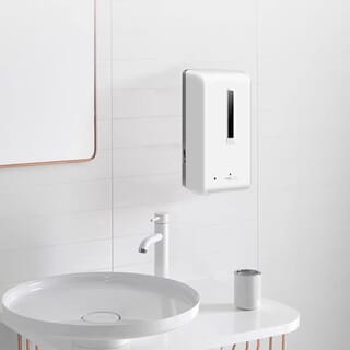 Primo ที่กดสบู่เหลวอัตโนมัติ ความจุ 1 ลิตร รุ่น SD02B ขนาด  10.7x12.1x26.1ซม. สีขาว