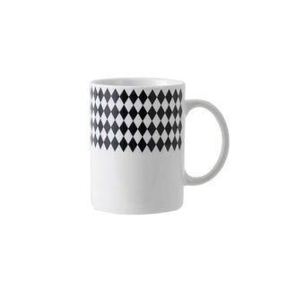 AILO แก้วเซรามิค 8 ซม. 350 มล. DRAK-02 สีขาวดำ