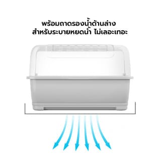 KOSCH X DOUBLE LOCK ชุดคว่ำจาน No.2408 สีเทา