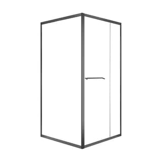 Verno ฉากกั้นอาบน้ำแบบบานเลื่อนเข้ามุมฉาก ขนาด 100x100x200 ซม. รุ่น JMLY04