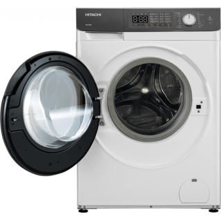 HITACHI เครื่องซักผ้า ฝาหน้า 8 กก. BD-D802HVOW