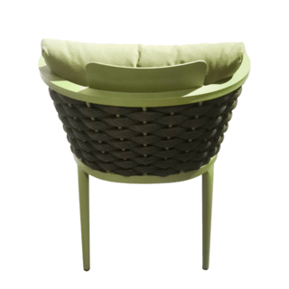 SUMMER SETเก้าอี้ outdoor อลูมิเนียม Racha ขนาด 56.5x60x70 ซม. สีเขียว