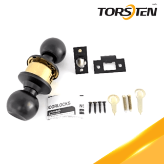 TORSTEN ลูกบิดห้องน้ำ สเตนเลส-304 รุ่น 587 BK-MB สีดำ