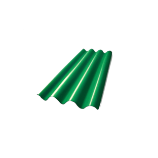 ห้าห่วง กระเบื้องหลังคาไตรลอน 0.5x50x120 ซม. สีเขียวมุกแพททินั่ม