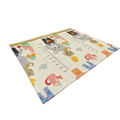 NINO WORLD เสื่อรองคลานพับเก็บได้ รุ่น ST-04 ขนาด 180x200x1 ซม. คละลาย