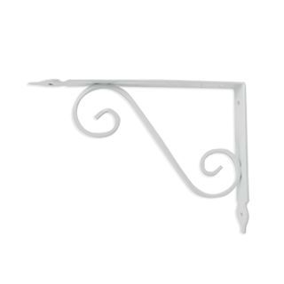 DELICATO ฉากรับชั้นเหล็ก รุ่นTJ-3002  ขนาด19x24x3.5ซม.  สีขาว