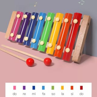 TOYS ของเล่นไซโลโฟน 8 คีย์ รุ่น 4146450 ขนาด 19.5x11.5x3 ซม. คละสี