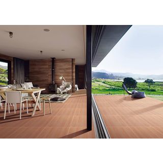 Marbella กระเบื้องเซรามิคปูพื้น 16x16 นิ้ว รุ่น ราชาวูด DJ001 Satin (12P)