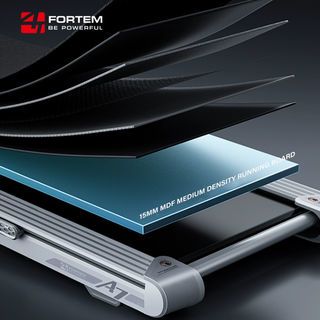 FORTEM ลู่วิ่งไฟฟ้าแบบพับได้ 1 แรงม้า(Peak 3.5) รุ่น XANTHONE ขนาด 79x151x125 ซม. สีขาว  