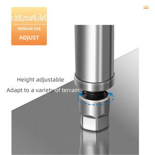 CROWN โต๊ะเตรียมสเตนเลส 2 ชั้น พร้อมชั้นวาง 120x60x80 ซม. NOELLE (1/2)