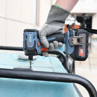 SENIX สว่านไขควงไร้สายไร้สายBrushless 1/4นิ้ว 20V(Max) รุ่นPDIX2-M2-EU สีน้ำเงินดำ (พร้อมแบตเตอรี่ 2.0Ah, 1ก้อน และแท่นชาร์ต1อัน)