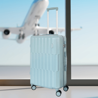 WETZLARS กระเป๋าเดินทางขนาด 24 นิ้ว รุ่น BOLSA-BLUE M-TSA ขนาด 24x41x65ซม. สีฟ้า