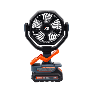 SENIX พัดลมไฟฟ้าไร้สาย Brushless 4นิ้ว 20V(Max) รุ่นFNX2-M2-EU สีน้ำเงินดำ (เฉพาะเครื่อง)